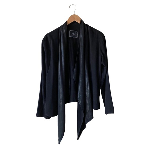 Rails Open Front Waterfall Black Jacket | Lightweight | Size Medium - Picture 1 of 7